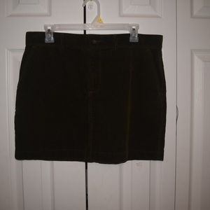 Ralph Lauren Forest Green Corduroy Skirt